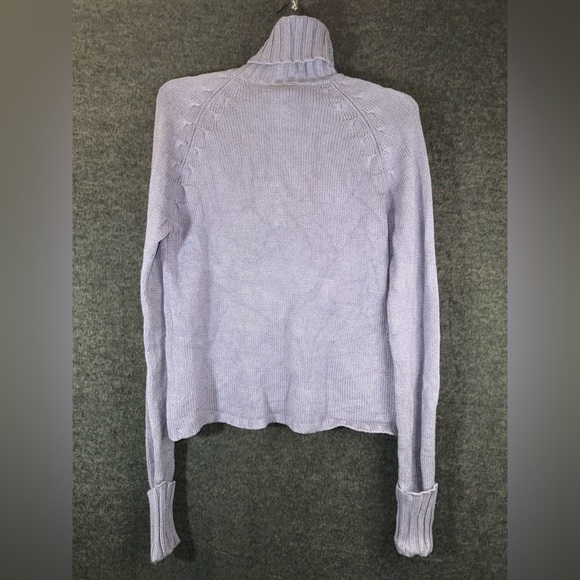 Banana Republic 100% Cashmere Turtle Neck Sweater Size L - Picture 6 of 7